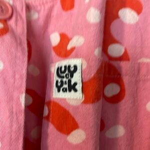 Lucy & Yak Boiler Suit Cotton Print Jumpsuit L excellent condition. NWOT